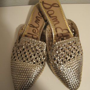 Sam Edelman Golden Weave Mules